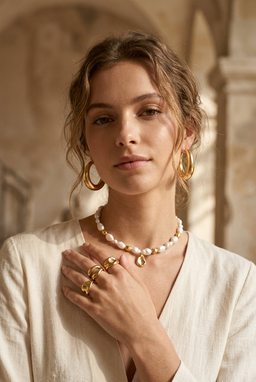 Avirena editorial jewelry portrait
