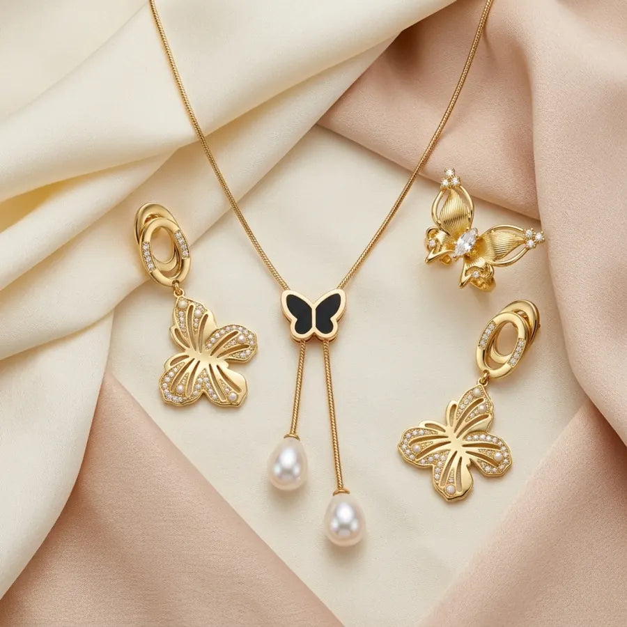 Avirena Gold Butterfly Trio
